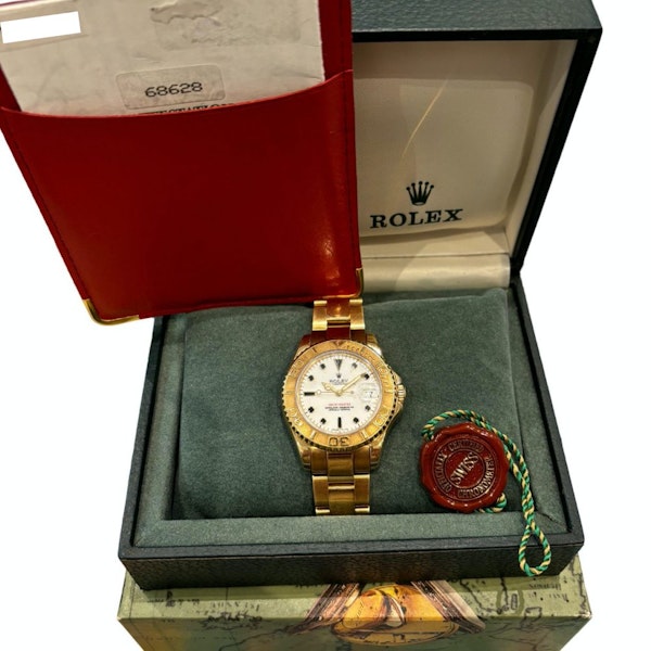 ROLEX YACHTMASTER 37mm UNPOLISHED WITH BOX AND PAPERS 1997 - image 5