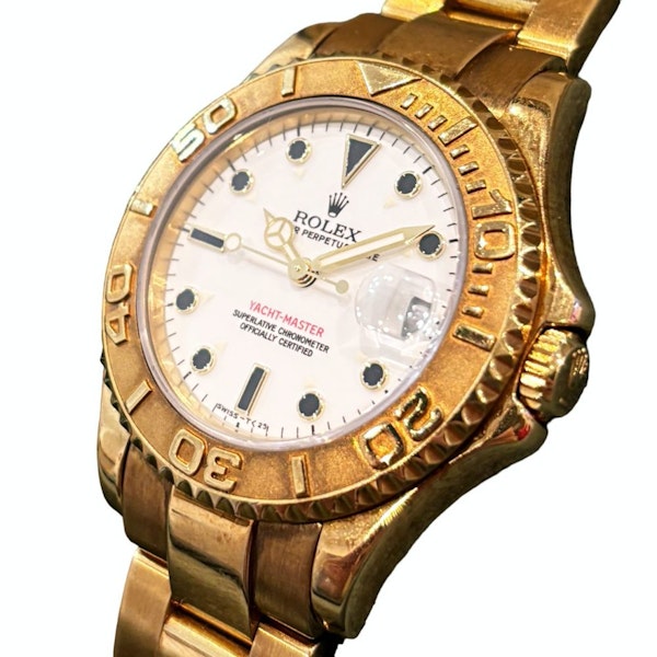 ROLEX YACHTMASTER 37mm UNPOLISHED WITH BOX AND PAPERS 1997 - image 2