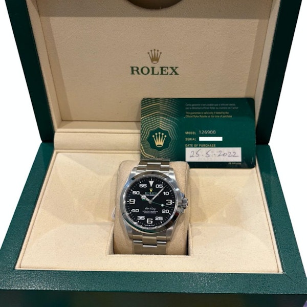 ROLEX AIR KING 126900 NEW REFERENCE BOX AND PAPERS 2022 - image 5