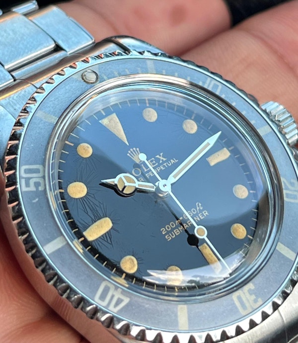 1966 Gilt Rolex Submariner 5513 - B&P - image 2