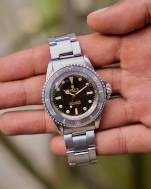 1966 Gilt Rolex Submariner 5513 - B&P