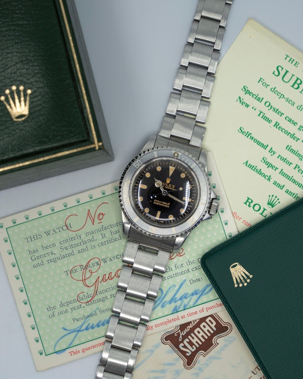 1966 Gilt Rolex Submariner 5513 - B&P - image 10