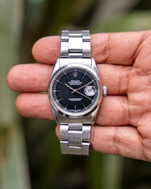 1996 Rolex Datejust 16200 - Tropical Dial ‘Aventurine Stone Patina’