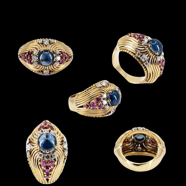 Vintage Cocktail Ring - image 6