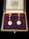 Antique Edwardian diamond cluster drop earrings SKU: 7724 DBGEMS - image 4