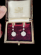 Antique Edwardian diamond cluster drop earrings SKU: 7724 DBGEMS - image 3