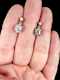 Antique diamond top and drop old mine cut diamond earrings SKU: 7727 DBGEMS - image 2