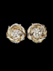 Cool vintage gold wire and diamond ribbon earrings SKU: 7730 DBGEMS - image 4