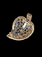 Vintage Montana sapphire and diamond leaf brooch SKU: 7732 DBGEMS - image 3