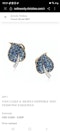 Vintage Montana sapphire and diamond leaf brooch SKU: 7732 DBGEMS - image 4