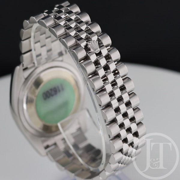 Rolex Datejust 36mm 116200 Silver Baton Jubilee 2007 - image 6