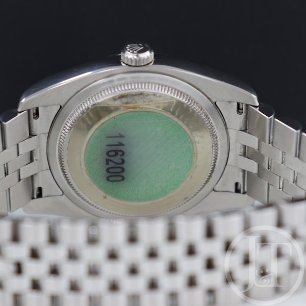 Rolex Datejust 36mm 116200 Silver Baton Jubilee 2007 - image 7