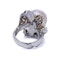 Platinum and gold South Sea cultured pearl cocktail ring - image 5