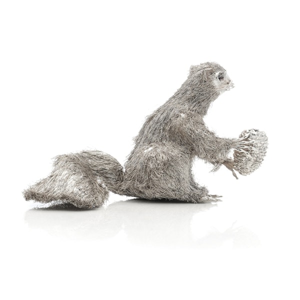 Mario Buccellati's 925 silver figurine of a squirrel - image 2