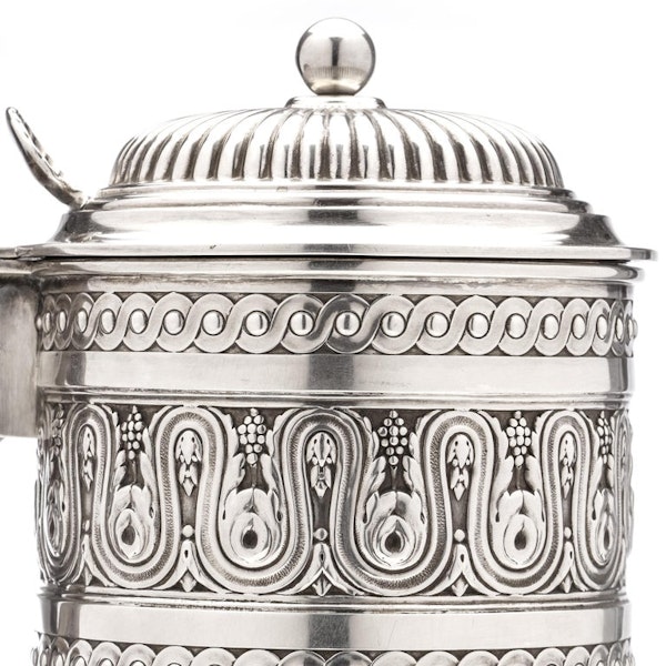 French 800.silver tankard by Tétard Frères - image 9