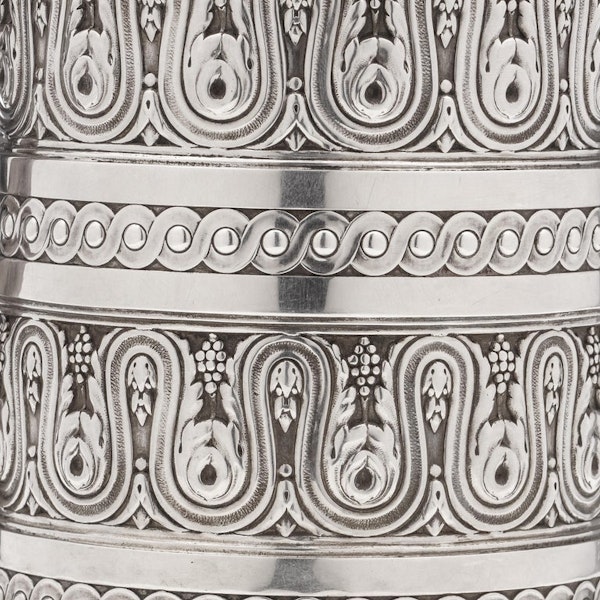 French 800.silver tankard by Tétard Frères - image 8