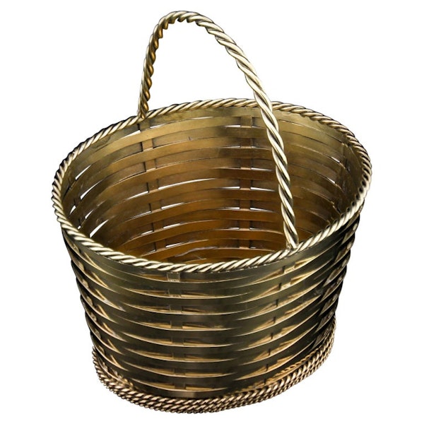 Tiffany & Co antique silver-gilt basket - image 2