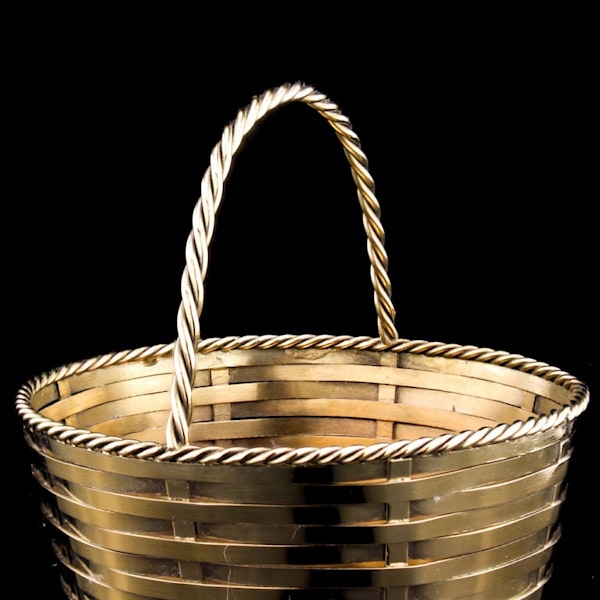 Tiffany & Co antique silver-gilt basket - image 6