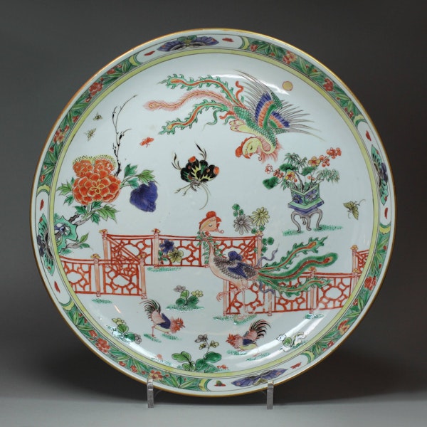 Chinese famille verte dish, Kangxi (1662-1722) - image 1