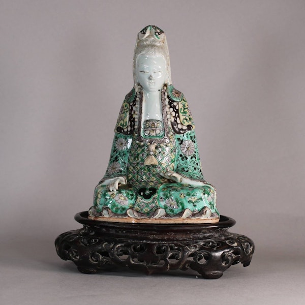 Chinese famille verte figure of Guanyin, Kangxi (1662-1722) - image 1