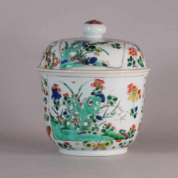 Chinese famille verte jar and cover, Kangxi (1662-1722) - image 3