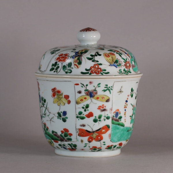 Chinese famille verte jar and cover, Kangxi (1662-1722) - image 4