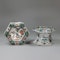 Pair of Chinese famille-verte hexagonal salts, Kangxi (1662-1722) - image 4