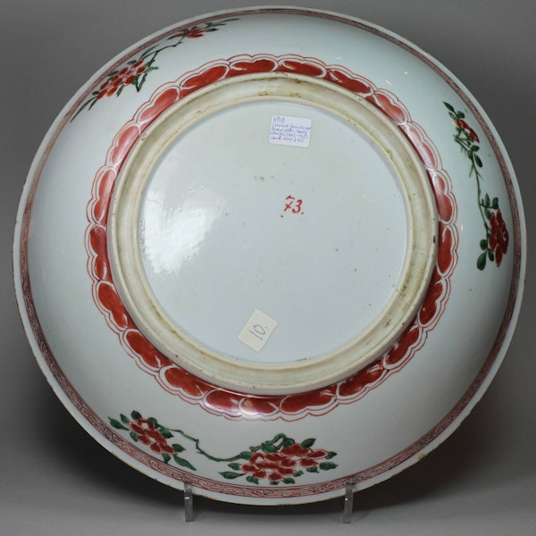 Chinese famille verte dish, early Kangxi (1662-1722) - image 2