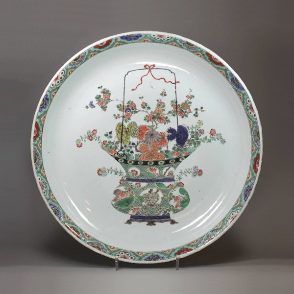 Chinese famille verte charger, Kangxi (1662-1722) - image 1