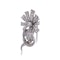 Cartier Platinum flowerhead diamond brooch - image 7