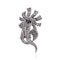 Cartier Platinum flowerhead diamond brooch - image 5