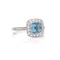 Tiffany & Co. platinum aquamarine ring - image 3