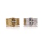 Hermes of Paris pair of silver and silver gilt buckle napkin rings - image 3