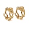 Gianni Versace 18kt gold La Medusa clip-on hoop earrings - image 3