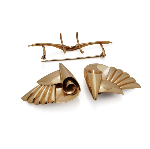 Tiffany & Co. Retro double - clip brooch - image 3