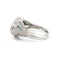 Modern Navette Aquamarine, Diamond and Platinum Ring, 4.69 Carats - image 5