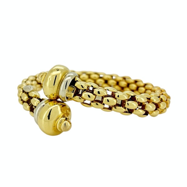 18K YELLOW GOLD BRACELET ITALIAN BRAND 'FOPE' - image 3