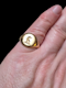 Antique 18ct gold seal engraved signet ring SKU: 7748 DBGEMS - image 2