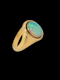 Antique opal gold signet ring SKU: 7754 DBGEMS - image 4