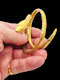 Antique French sprung 18ct gold snake bracelet SKU: 7755 DBGEMS - image 2