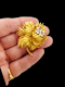 Stylish French 1960's 18ct gold and diamond flower SKU: 7756 DBGEMS - image 4