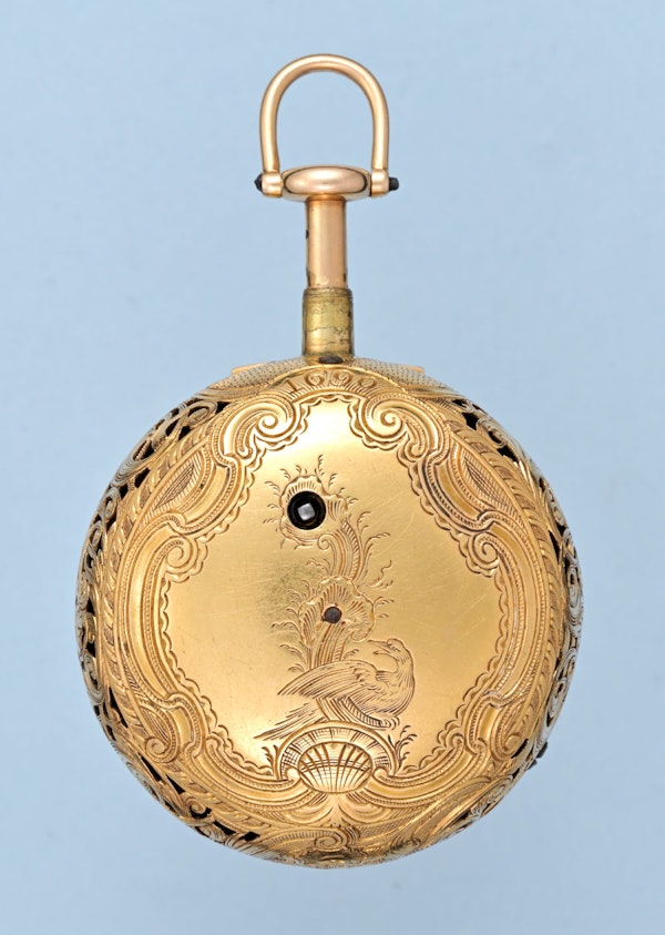 Gold and Enamel Repeater with Chatelaine - image 6