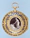 Irish Gold and Enamel Chatelaine Watch - image 3