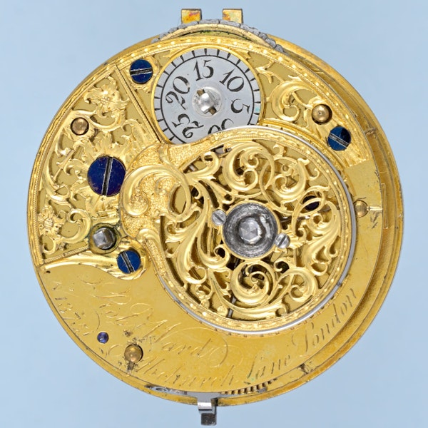 Gold and Enamel Chatelaine Watch - image 6