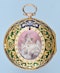 Gold and Enamel Chatelaine Watch - image 4