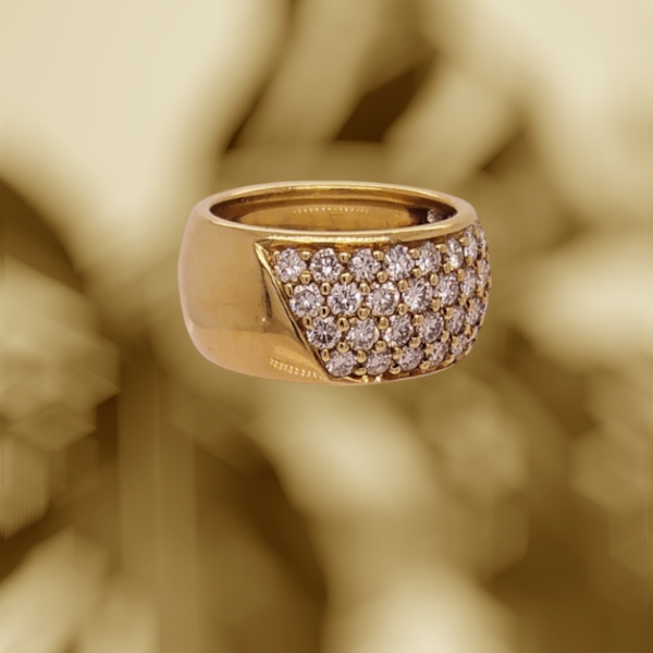 Dazzling Diamond Dome Ring - image 2