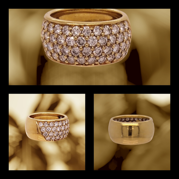 Dazzling Diamond Dome Ring - image 4