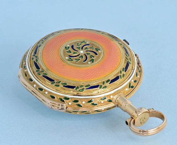 Gold and Enamel French Verge - image 2