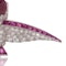 Vintage platinum diamond and ruby hummingbird brooch - image 6