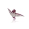 Vintage platinum diamond and ruby hummingbird brooch - image 7